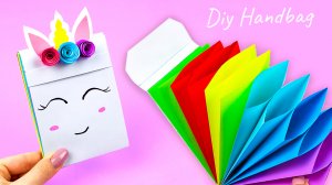 Оригами кошелек из бумаги Как сделать бумажную сумку?