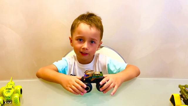 Hot wheels monster truck (обзор коллекции хот вилс монстр траки) Часть 2 смотреть онлайн