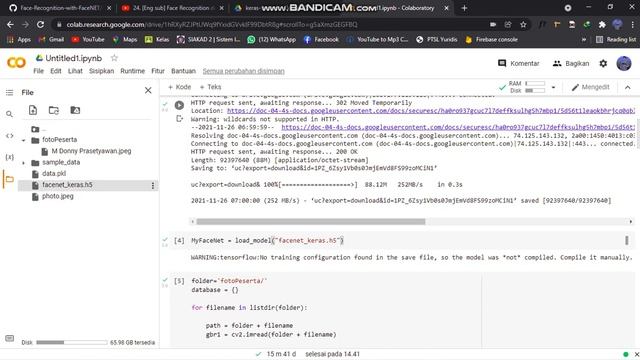 Face Recognition menggunakan Google Colab - Bahasa Python смотреть онлайн