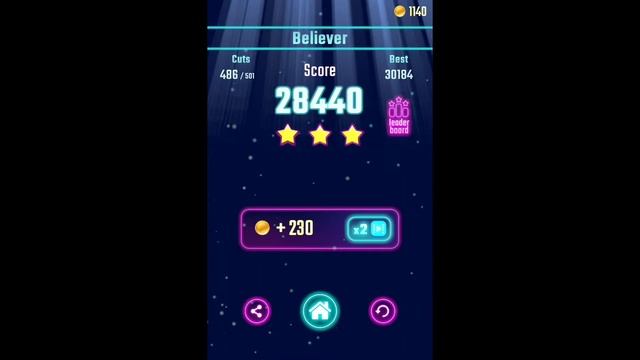 Playing Beat Saber on Mobile, Beat Swiper! смотреть онлайн