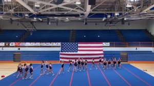 Cheerleading. Team The USA Junior All Girl Elite ICU 2021.Чир спорт. Команда США юниоры чир ЧМ.