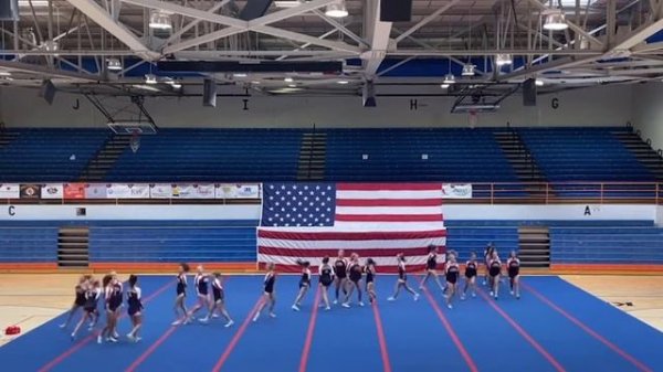 Cheerleading. Team The USA Junior All Girl Elite ICU 2021.Чир спорт. Команда США юниоры чир ЧМ.