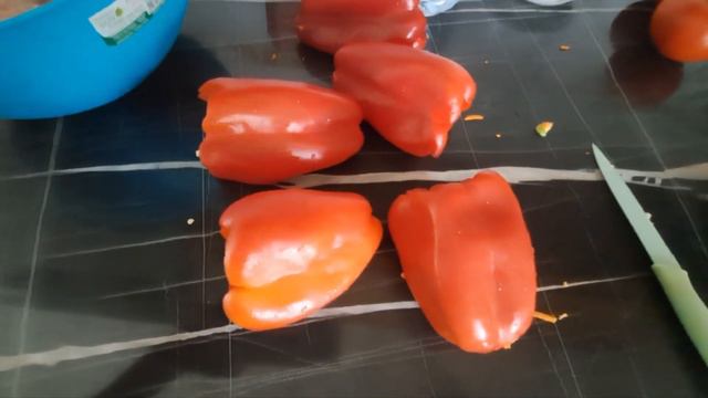 Ароматнейший красный перец тушёный с фаршем .Мой рецепт смотреть онлайн