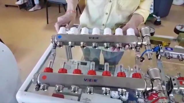 Коллектор для тёплого пола и отопления. Обзор VIEIR (Китай) VS Европеец смотреть онлайн