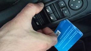 Снятие блока кнопок стеклоподъёмника и зеркал