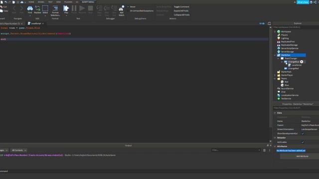 Roblox Studio - Team Change GUI смотреть онлайн