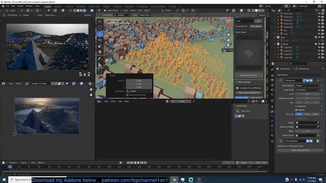 ? blender live - chill stream modeling GOT city download models below смотреть онлайн