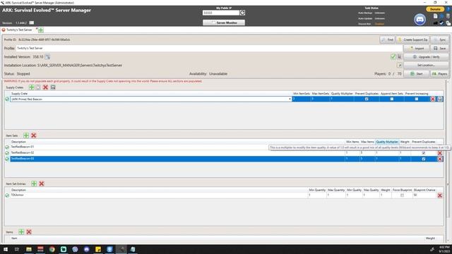 ARK Server Manager Part 20 - Supply Crate Overrides (2023)