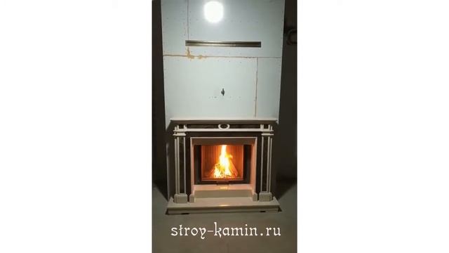 Классический дровяной камин из мрамора с топкой АСТОВ ПС 7363: монтаж под ключ в коттедже смотреть онлайн