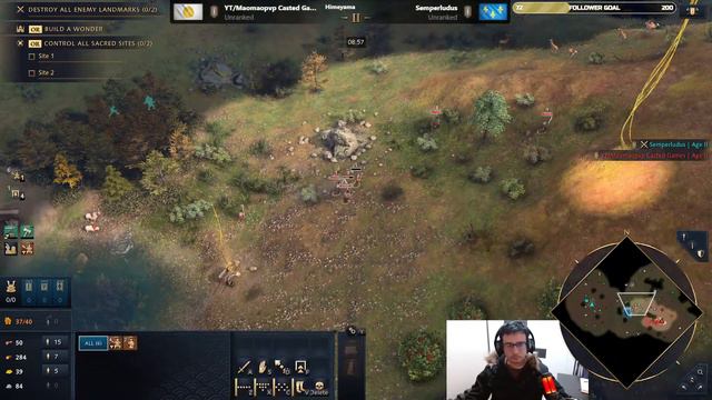 Playing with JAPANESE - Age of Empires IV: The Sultans Ascend Part 2 смотреть онлайн