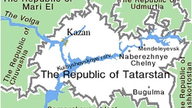map of Republic of Tatarstan смотреть онлайн