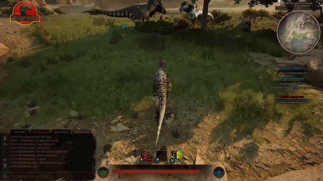 Стрим по игре Path Of Titans. Играем за РапТора.