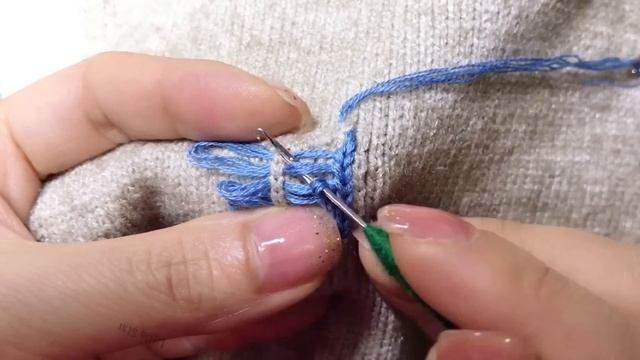 The Amazing Way To Fix A Hole In A Sweater