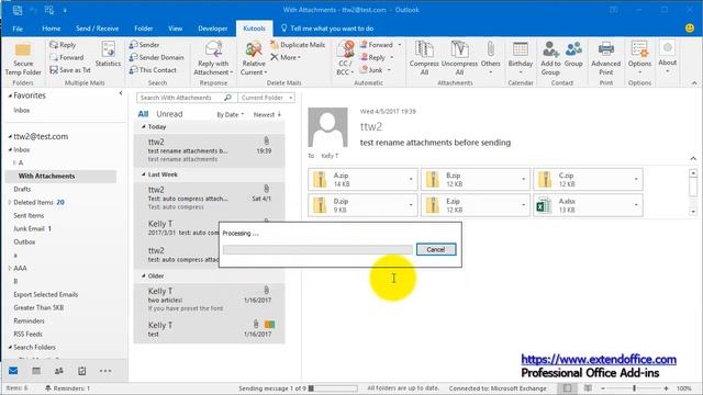 How to open zip attachments in Outlook смотреть онлайн