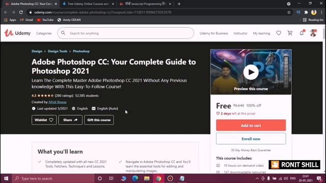 Adobe Photoshop CC Course FREE [2021] ? смотреть онлайн