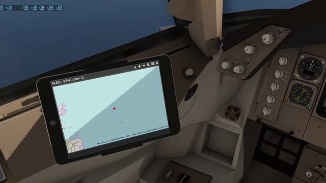 B747 laminar X plane 11 vol test RNAV LFRB LFRN custom FMS смотреть онлайн