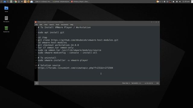 Installing VMWare Player - Virtual Machine Monitor Loop Fix смотреть онлайн