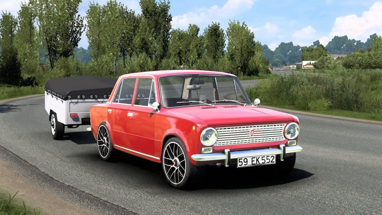 [ETS 2] LADA VAZ 2101 (FIAT 124) Жигули Delivery In Sankt Petersburg смотреть онлайн