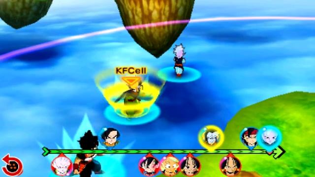Dragon Ball Fusions 3DS English: Super Cellhan (SSJ Gohan & Perfect Cell Fusion) Fusion Gameplay смотреть онлайн