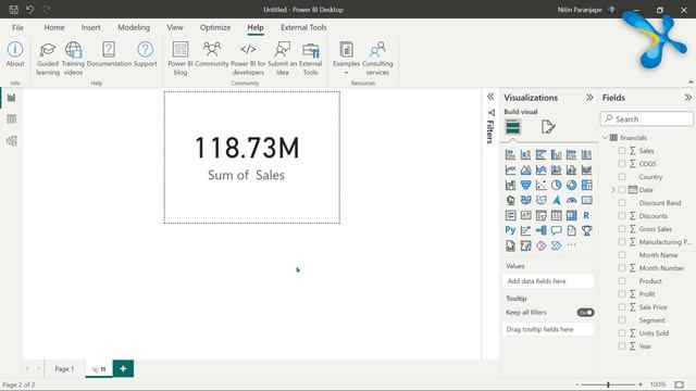How to use modern and page Tooltips in Power Bi - 2022 смотреть онлайн