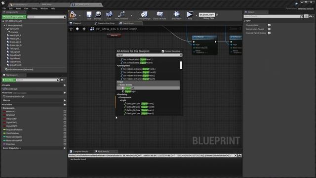 Vehicle Signal System (Indicators) UE4 смотреть онлайн
