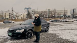 Sonata пятого поколения! Таких уже не осталось Бюджетное, но надежное авто в Корее. Газ!