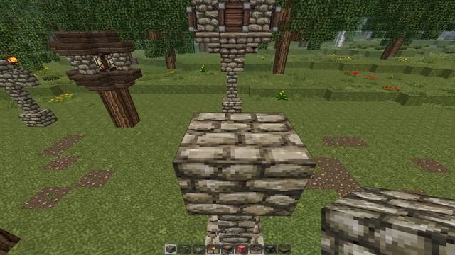 Как построить Фонарь в Minecraft? [Средневековье] смотреть онлайн