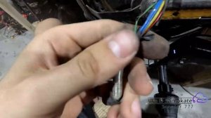 Не едет самокат и блокируется колесо#scooter #gaid #fx #ремонт #g30 ремонт самоката