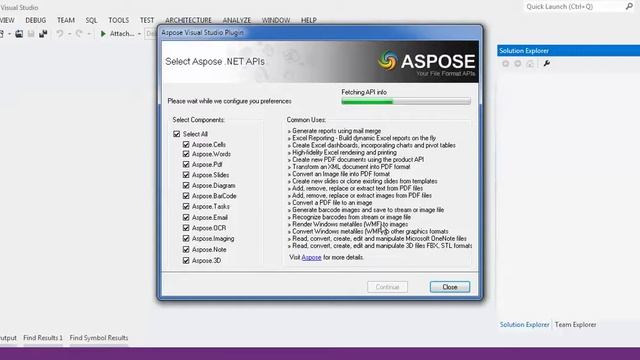 Explore Aspose.3D for .NET API Examples using Aspose Visual Studio Plugin 2.2 смотреть онлайн