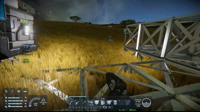 Space Engineers survival, connecting the rover to base. смотреть онлайн