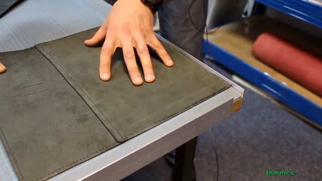 Лайфхак Работа с кожей Как быстро и ровно склеить две детали смотреть онлайн