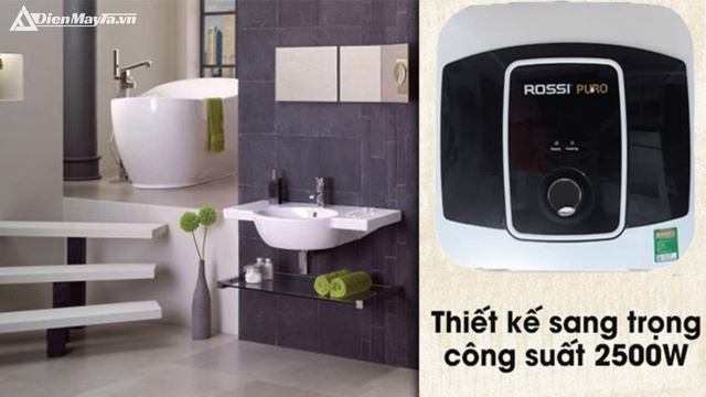 Bình Nóng Lạnh Rossi Puro 20 Lít Vuông PRO20SQ