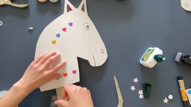 PLAY IDEAS | Cardboard Craft Ideas: Make A Cardboard Hobby Horse