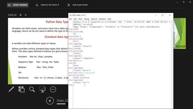 What is Data type, Import, Module and keywords in Python | Python Programing #5 | by AKSD Solution смотреть онлайн