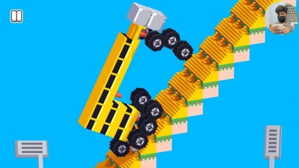 Fancade 18 Wheel Tuck drive Mad Driver all levels Gameplay Android,iOS