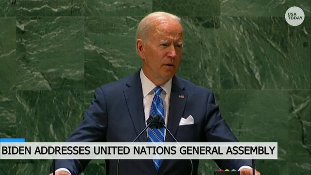 President Joe Biden Delivers First Speech At United Nations General Assembly | USA TODAY