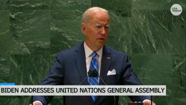 President Joe Biden delivers first speech at United Nations General Assembly | USA TODAY