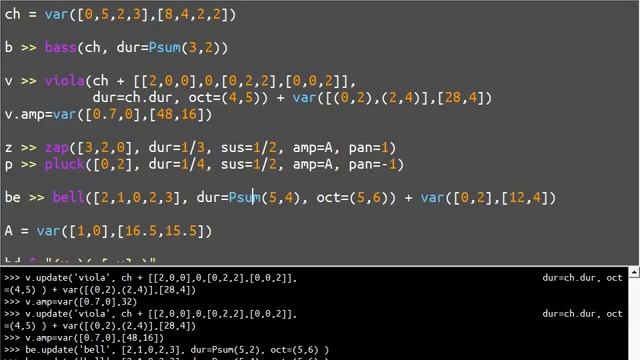 Live coding pop music with Python and super collider..??? смотреть онлайн