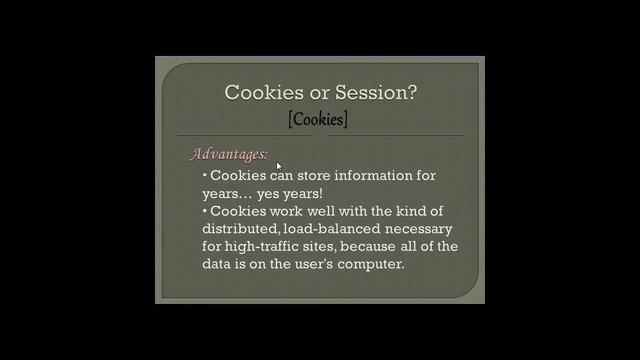 Using Cookie or Session? in .Net Framework смотреть онлайн