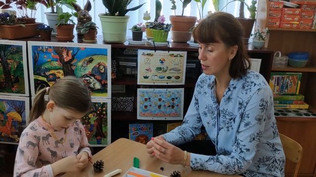 Сова из шишек │Поделки из природного материала своими руками смотреть онлайн