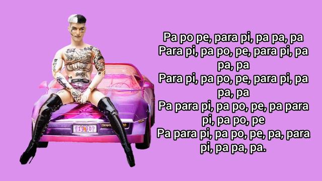 Achille lauro - Scat Men ( testo - lyrics ) смотреть онлайн