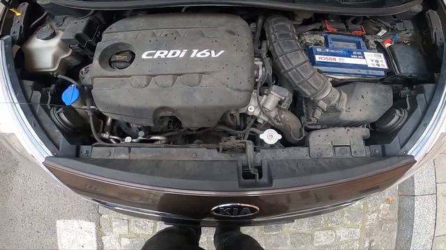 Where is Engine Oil Level Dipstick in Kia Rio III ( 2011 – 2016 ) | Measure Engine Oil Level смотреть онлайн