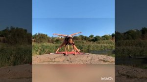 Йога челлендж | парные позы | позы на троих | yoga challenge | повтори позу