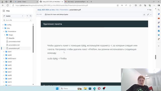 Презинтация.Cистема управления пакетами dpkg смотреть онлайн