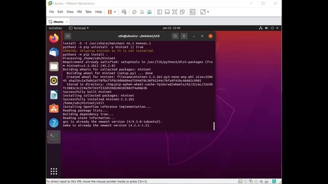 Installing Mininet & Creating Network Topology on Ubuntu. смотреть онлайн