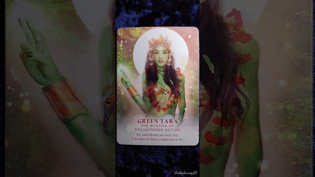 Green Tara ♀️ The Buddha of Enlightened Action ♀️ Divine Feminine Oracle card meaning смотреть онлайн