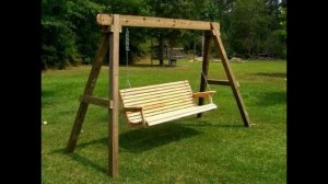 Садовые качели сделать своими руками