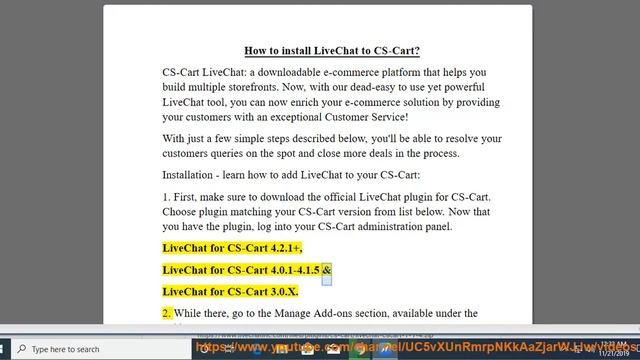 Install LiveChat on CS-Cart смотреть онлайн