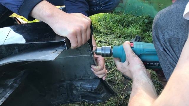 Тюнинг БМВ е39 за копейки! Установка губы бмв е39! смотреть онлайн