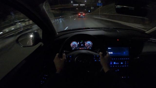 2021 Hyundai Tucson (AMAZING interior, exterior) - Night POV drive + ambient lights test. смотреть онлайн